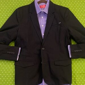 GUESS Cotton Blend Black Sport Jacket